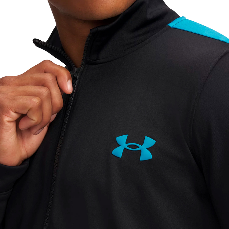 Trening pt Barbati Under Armour UA Rival Knit Track Suit L Negru-albastru inchis photo 4